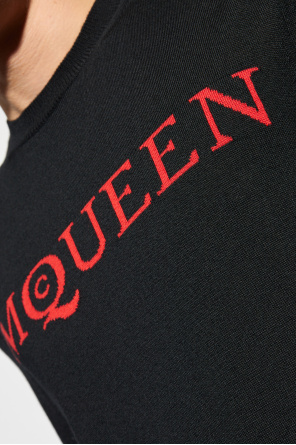 Alexander McQueen Wool sweater with logo