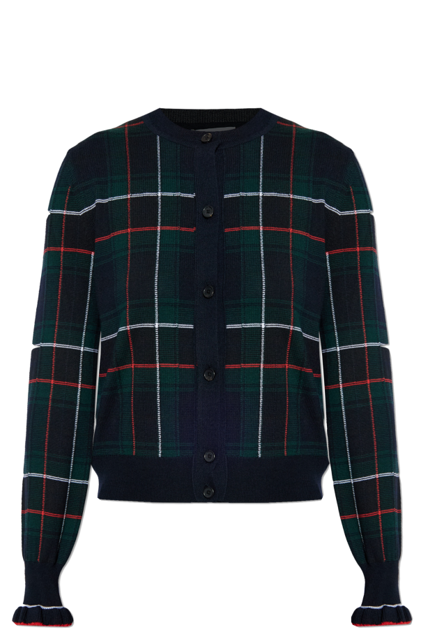 Checked cardigan, zdjęcie 1 Checked cardigan od Alexander McQueen