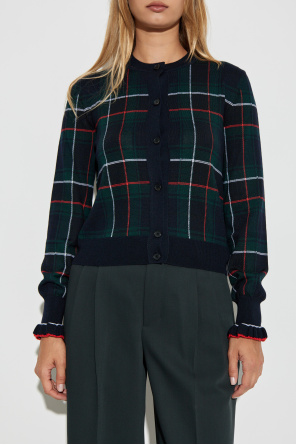 Alexander McQueen Plaid cardigan