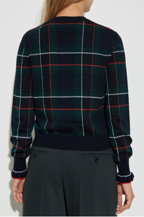 Alexander McQueen Plaid cardigan