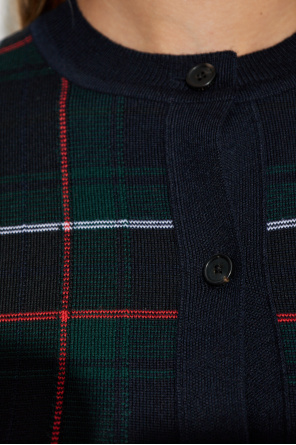 Alexander McQueen Plaid cardigan