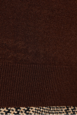 Saint Laurent Jersey de lana con cuello vuelto