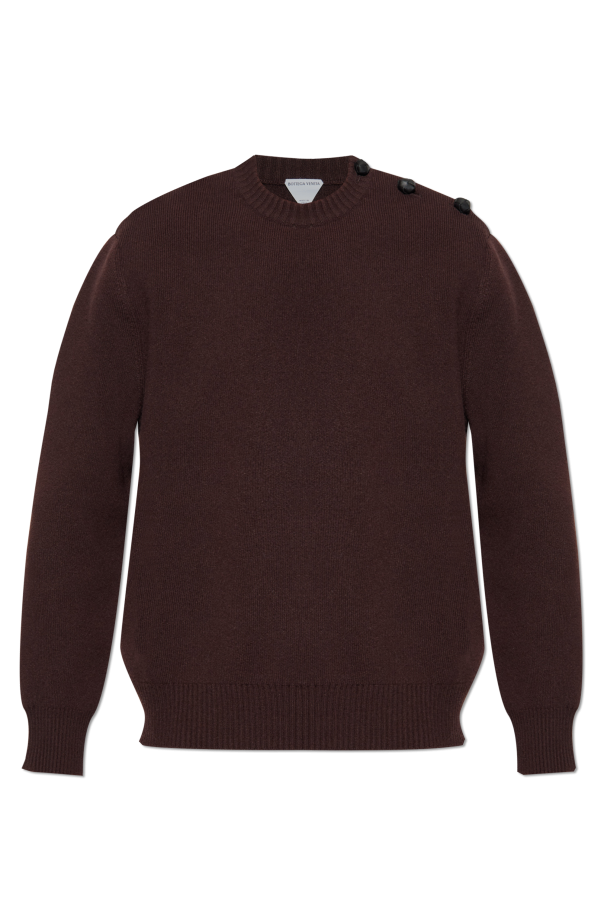 Sweater with buttons on the shoulder od Bottega Veneta