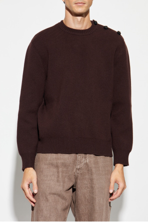 Bottega Veneta Sweater with buttons on the shoulder