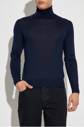 Saint Laurent Jersey de lana de cuello alto