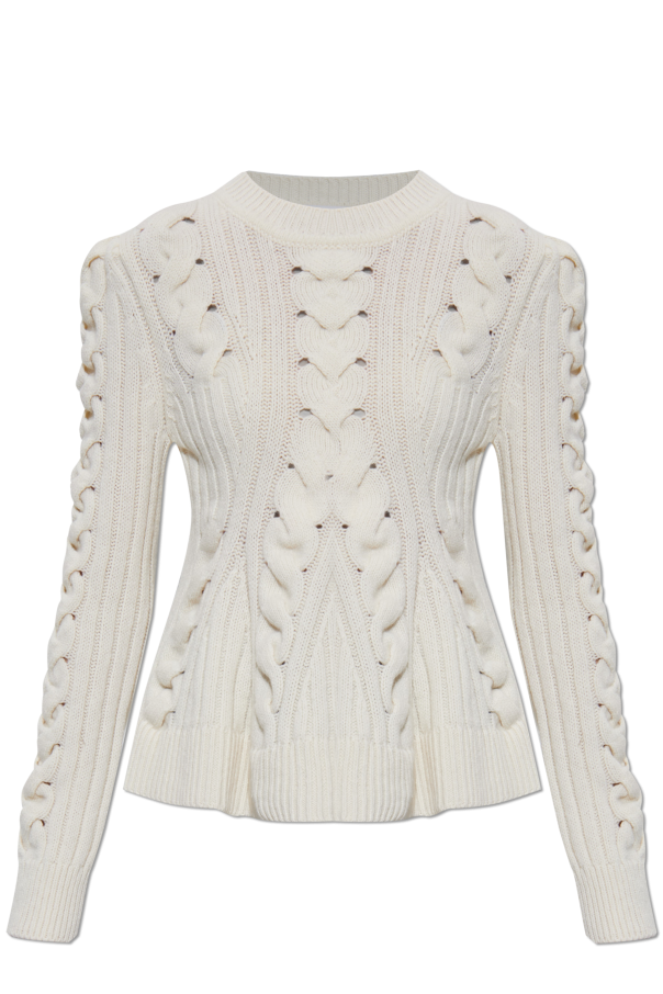 Peplum sweater od Alexander McQueen