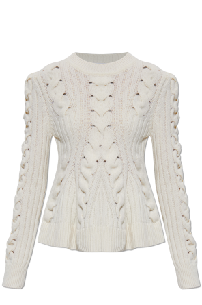 Suéter con peplum od Alexander McQueen