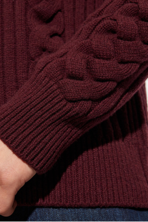 Alexander McQueen Sweater with decorative knit