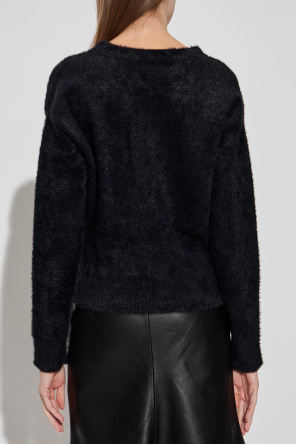 Balenciaga Cardigan with buttons embellished with sparkling crystals