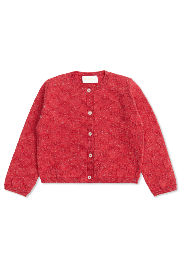 Gucci Kids Cardigan with "GG" pattern