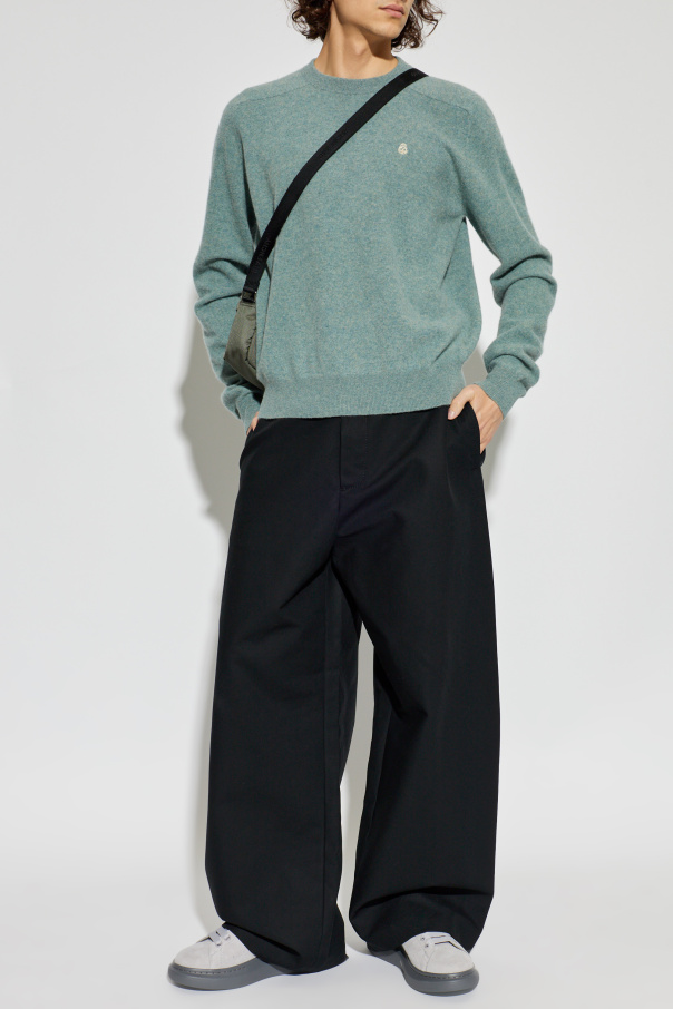 Alexander McQueen Jersey de lana con logo