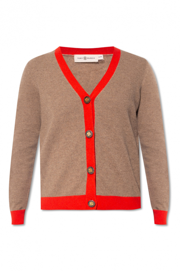 Tory Burch Lightweight pullover Trasy boasts a draped cowl neckline and long sleeves