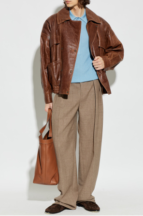 Polo z długimi rękawami od Saint Laurent