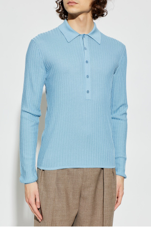 Saint Laurent Polo z długimi rękawami