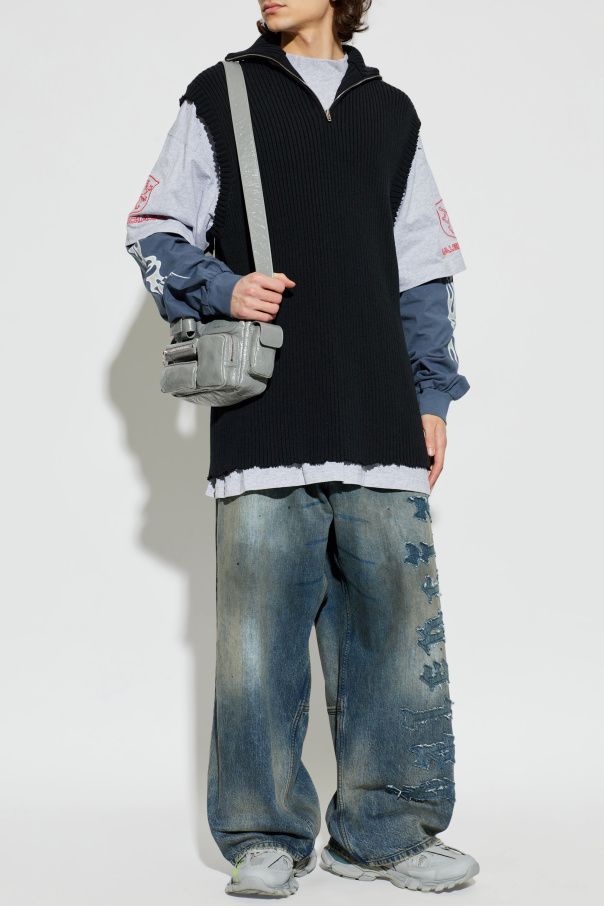 Balenciaga Sweatshirt with combined fabrics