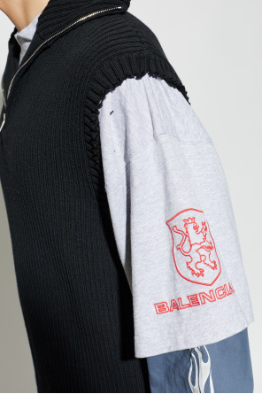 Balenciaga Sweatshirt with combined fabrics
