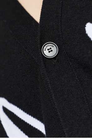 Balenciaga Cardigan with logo
