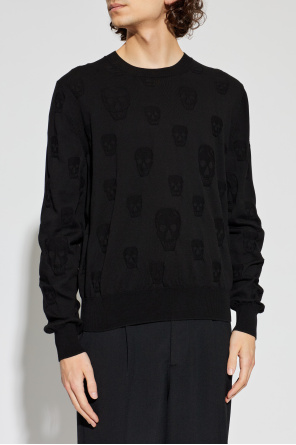 Alexander McQueen Suéter con un motivo de calavera característico
