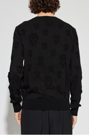 Alexander McQueen Suéter con un motivo de calavera característico