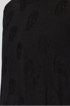 Alexander McQueen Suéter con un motivo de calavera característico