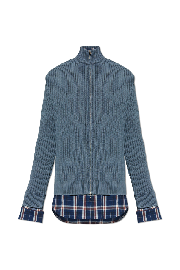 Cardigan with a stand-up collar od Balenciaga