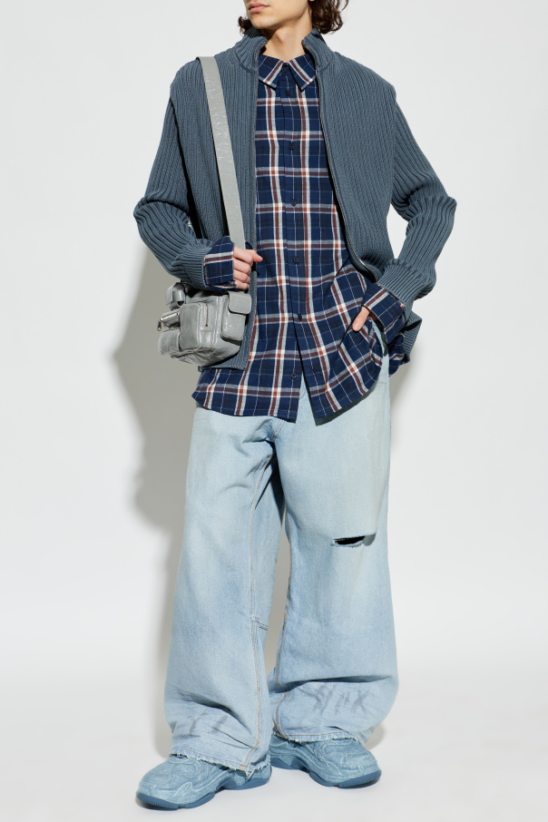 Balenciaga Cardigan with a stand-up collar