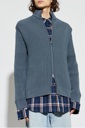 Balenciaga Cardigan with a stand-up collar