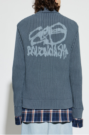 Balenciaga Cardigan with a stand-up collar