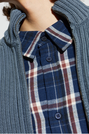 Balenciaga Cardigan with a stand-up collar