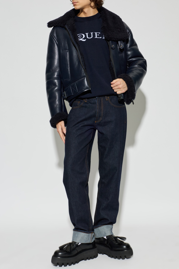 Alexander McQueen Wool sweater with logo