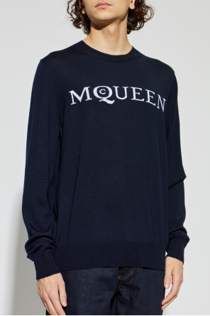 Alexander McQueen Wool sweater with logo