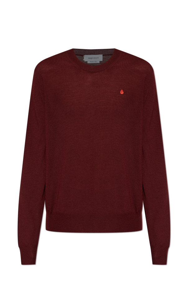 Wool sweater with logo od Alexander McQueen