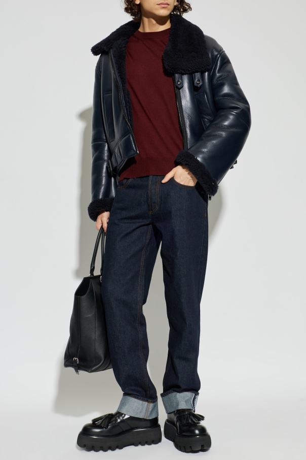 Alexander McQueen Wełniany sweter z logo