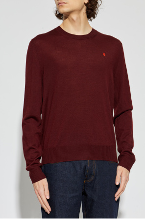 Alexander McQueen Wełniany sweter z logo