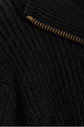 Saint Laurent Wool sweater with stand-up collar