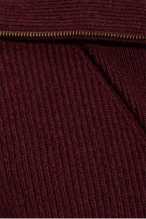 Saint Laurent Wool sweater with stand-up collar