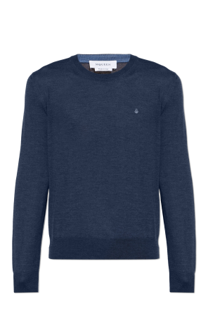 Wool sweater with a crew neckline od Alexander McQueen