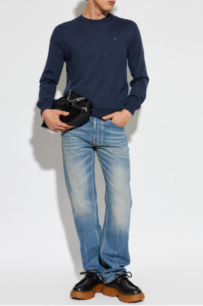 Wool sweater with a crew neckline od Alexander McQueen