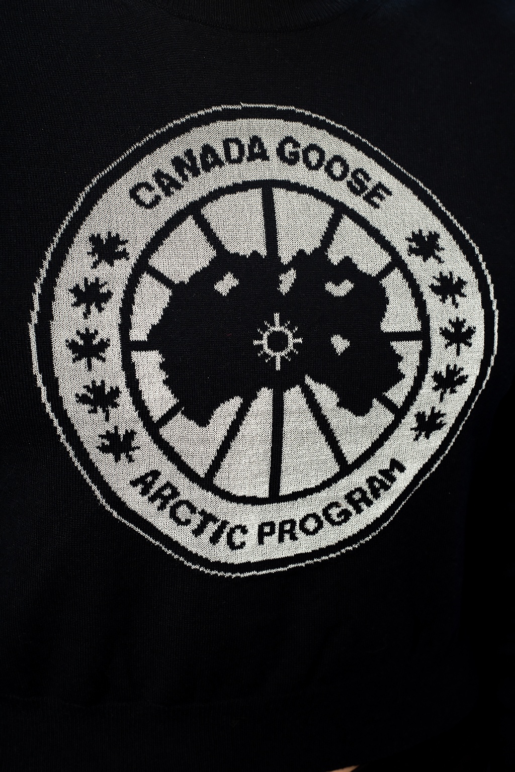 Canada Goose Puma Running Favorite Vinröd sweatshirt med kort dragkedja vid halsen