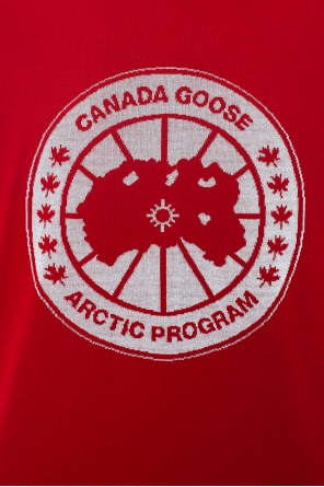 Canada Goose raised-logo relaxed sweatshirt Rosa