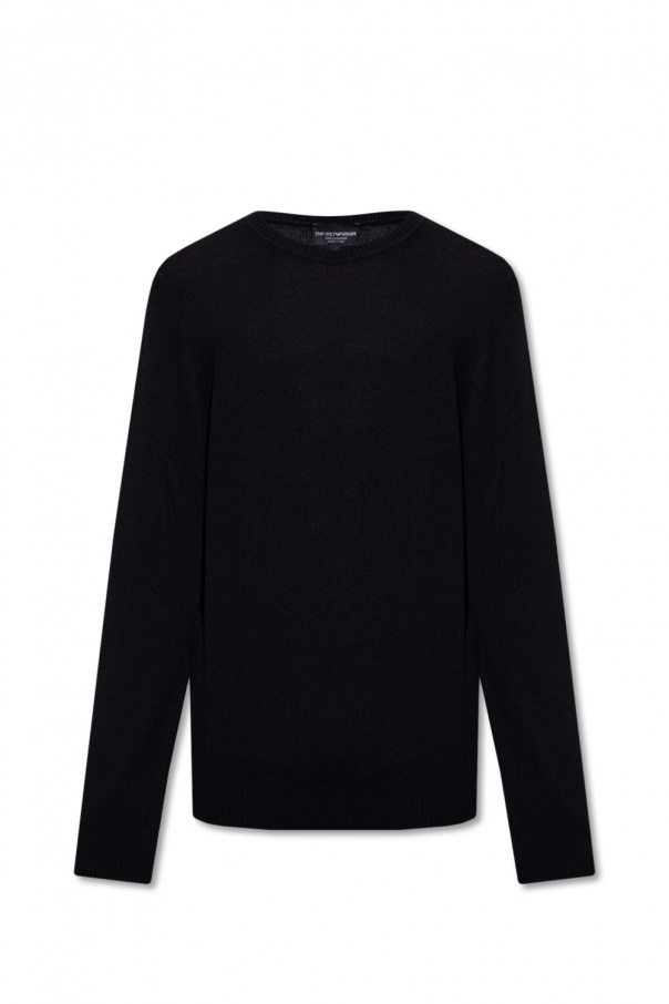 Black Cashmere sweater Emporio Armani - Vitkac GB