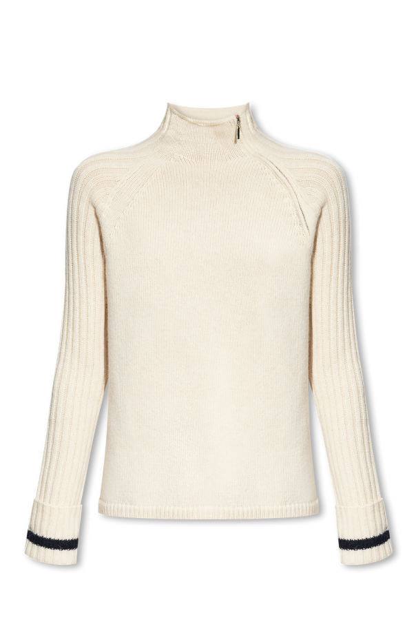 Turtleneck sweater with ribbed sleeves od Emporio Armani