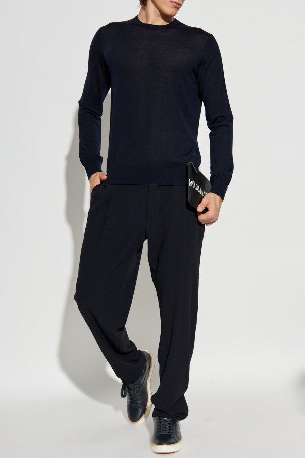 Giorgio Armani Dünner Wollpullover