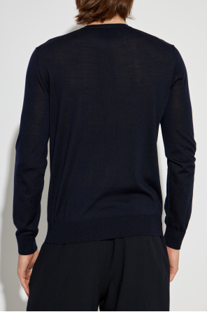 Giorgio Armani Dünner Wollpullover
