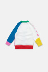 Stella McCartney Kids Cardigan with furry insert