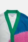 Stella McCartney Kids Cardigan with furry insert