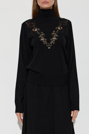 Zimmermann Camisola de lã com gola subida