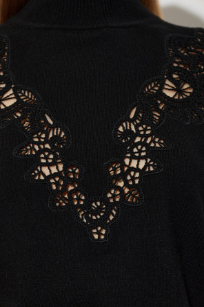 Zimmermann Camisola de lã com gola subida