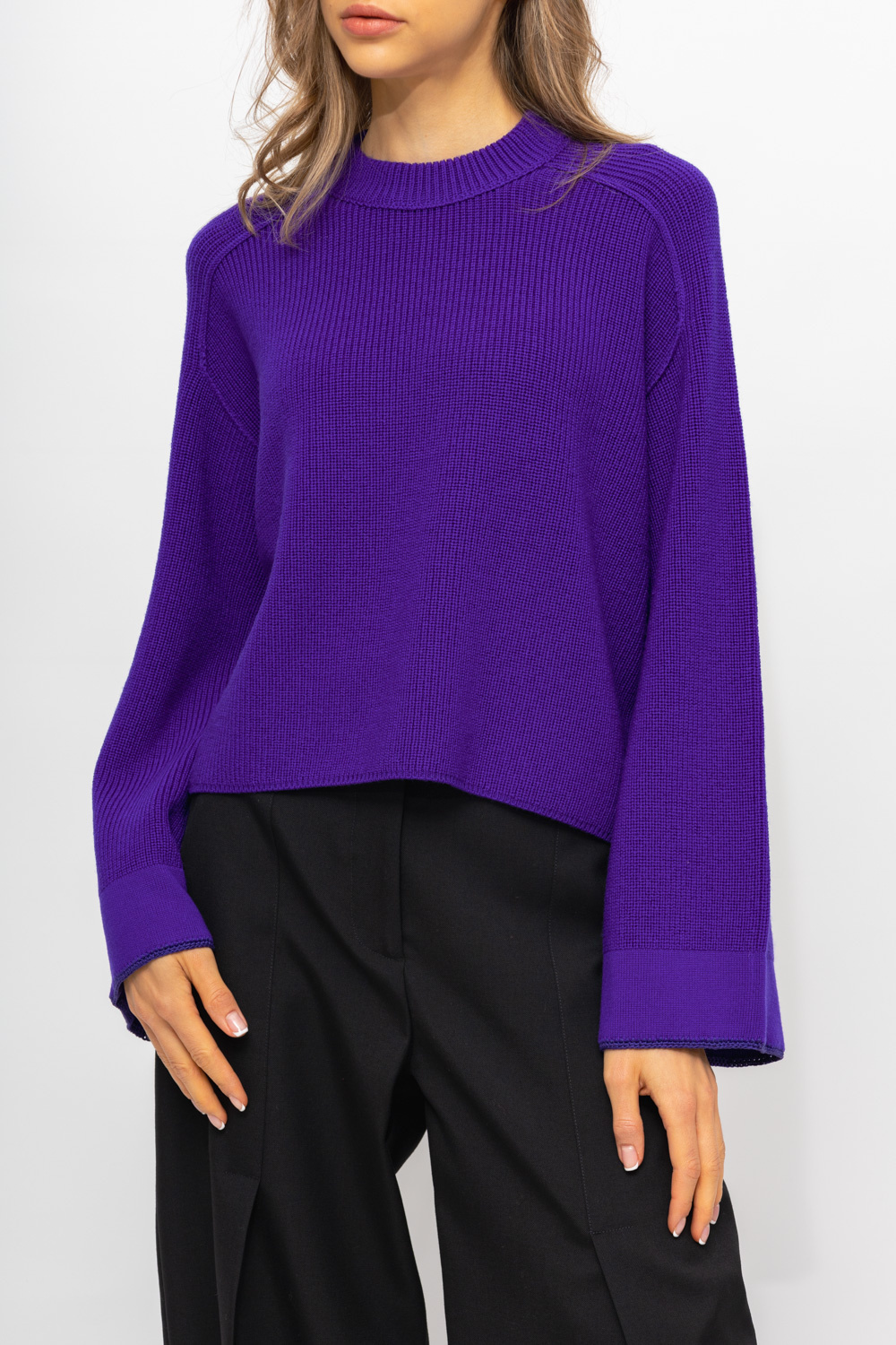 forte_forte Cropped wool sweater