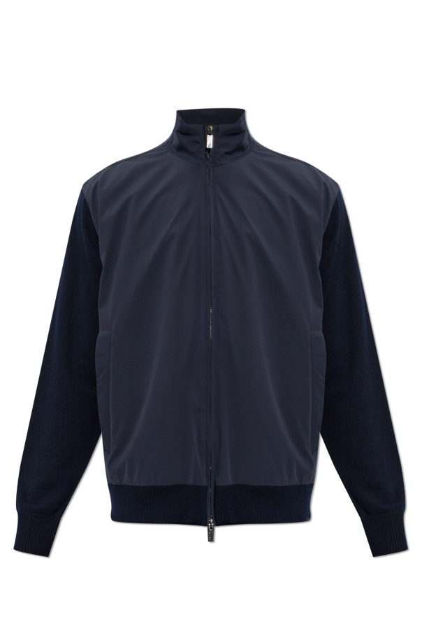Cardigan with stand-up collar od Paul & Shark